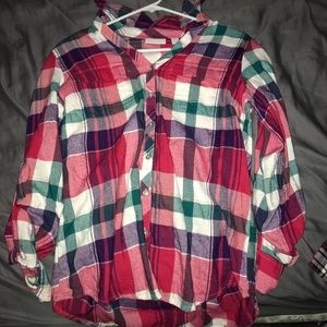 Plaid button down shirt-Make offers